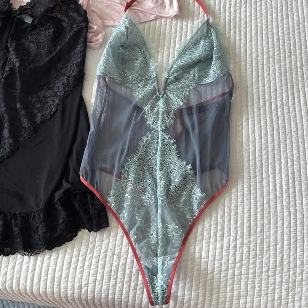 Elegant Lace Bodysuit and Floral Swim